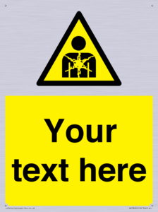 Custom Warning substance or mixture presenting a health hazard